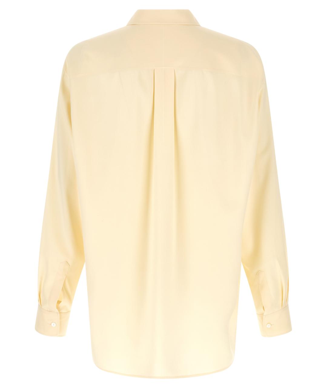 THE ROW Желтая шелковая кэжуал рубашка, фото 2