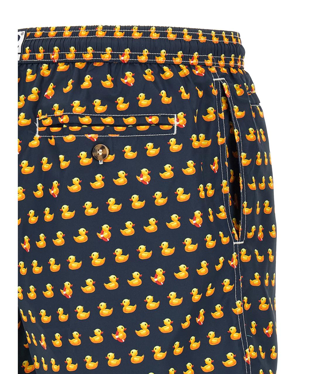 MC2 SAINT BARTH Мульти полиэстеровые шорты, фото 4