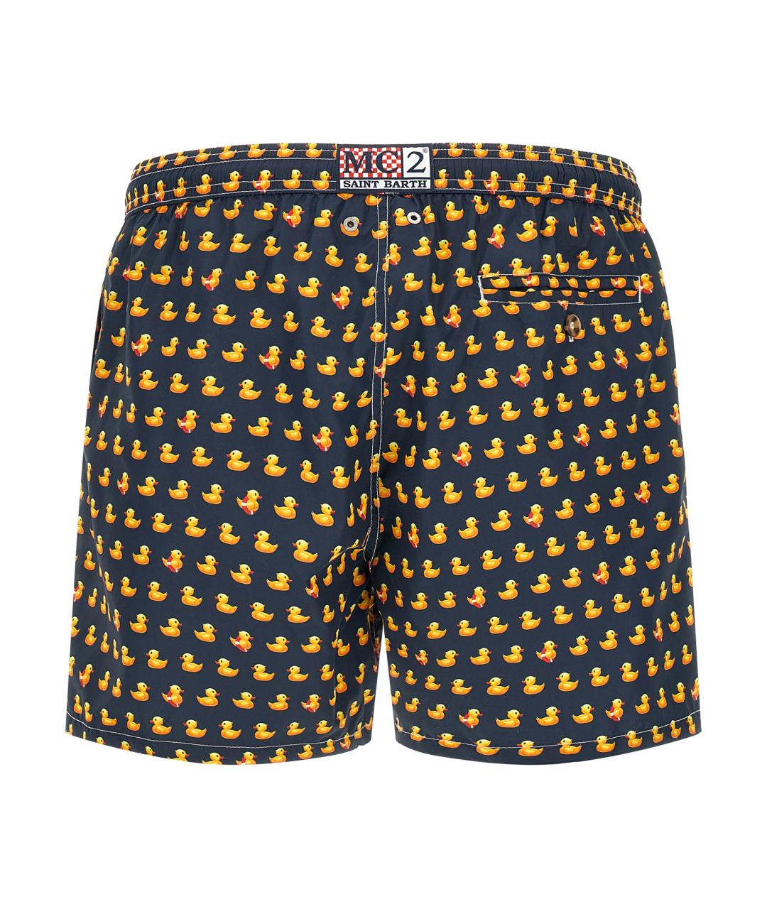 MC2 SAINT BARTH Мульти полиэстеровые шорты, фото 2