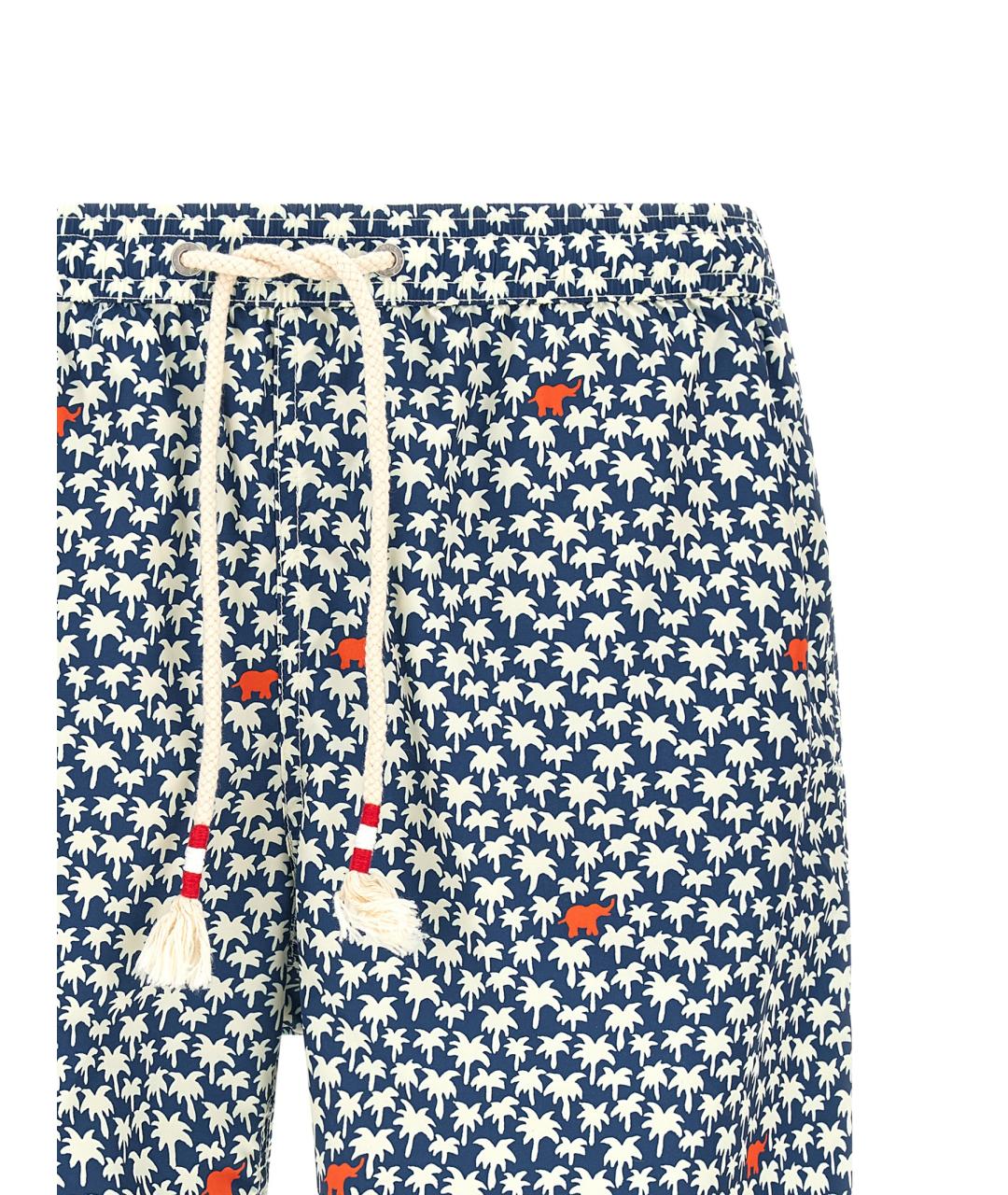 MC2 SAINT BARTH Мульти полиэстеровые шорты, фото 3