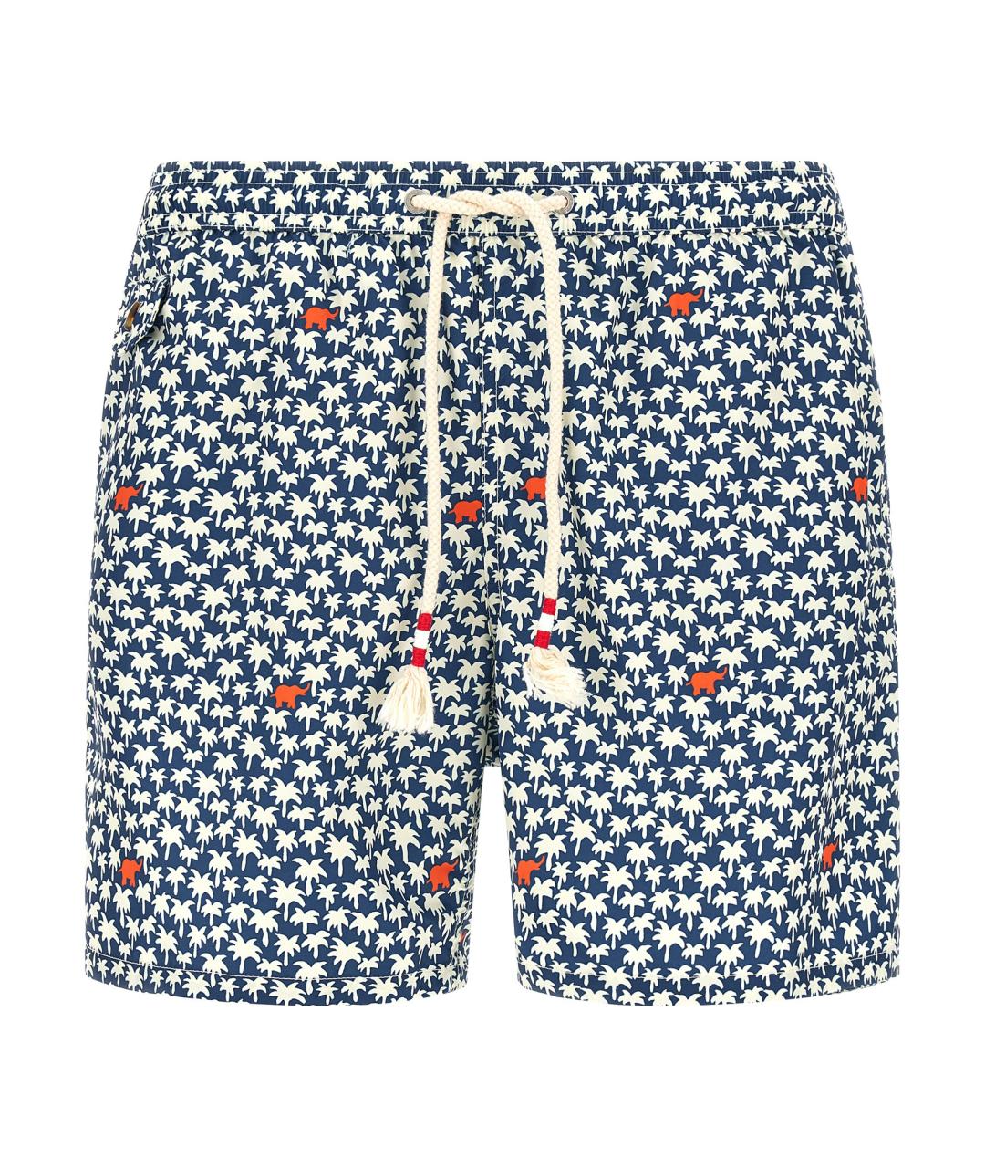 MC2 SAINT BARTH Мульти полиэстеровые шорты, фото 1