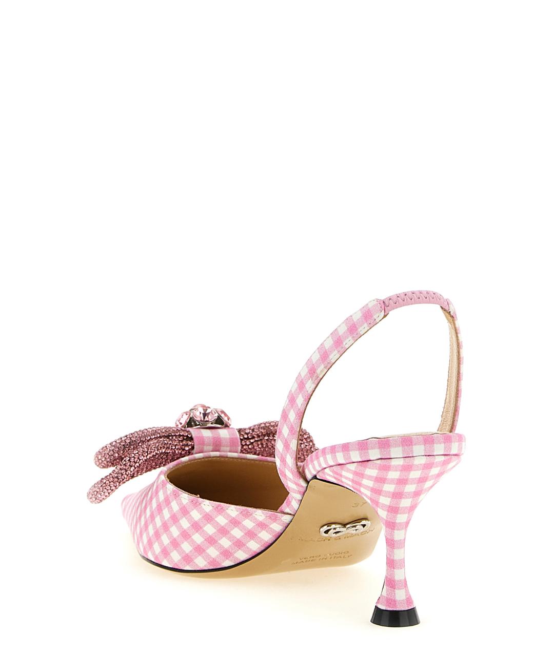 MACH&MACH Розовые текстильные туфли, фото 3