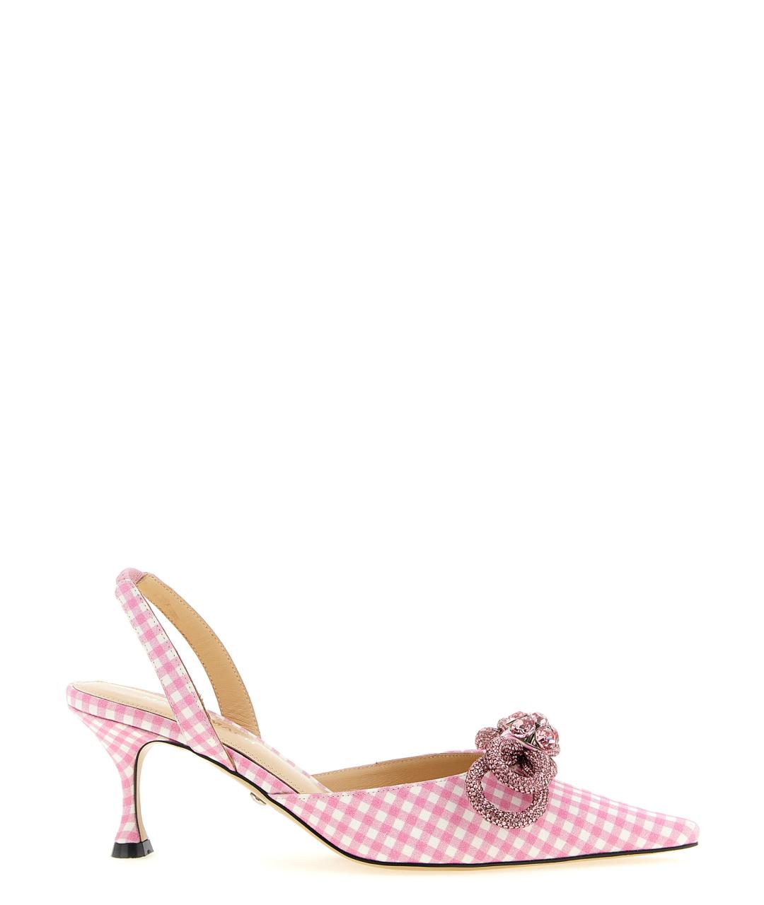 MACH&MACH Розовые текстильные туфли, фото 1