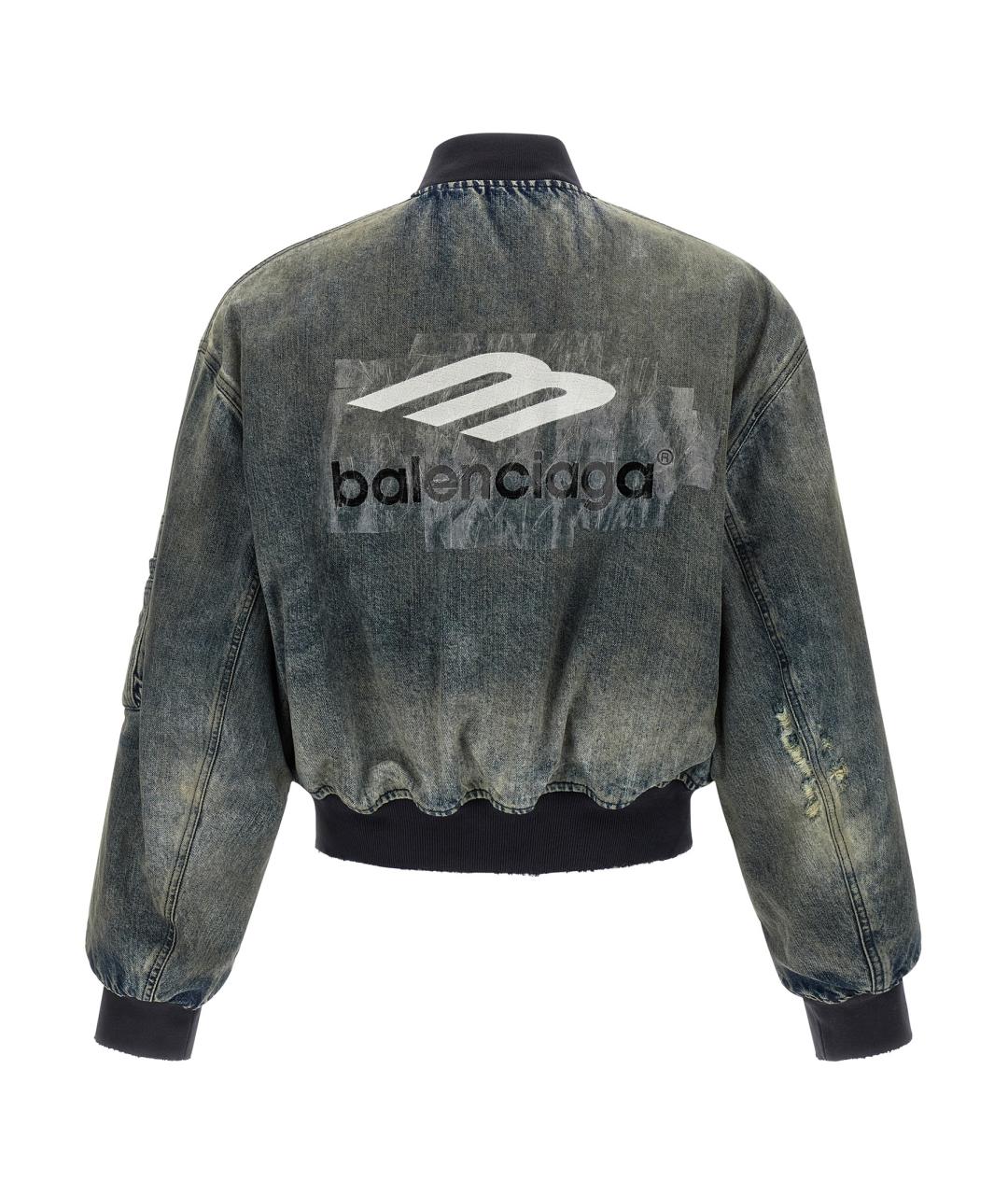 BALENCIAGA Мульти деним куртка, фото 2