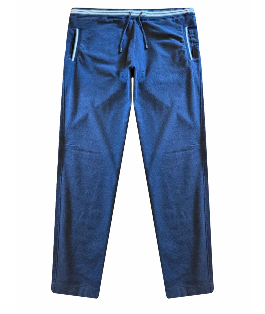 STEFANO RICCI Серые хлопко-эластановые повседневные брюки, фото 1