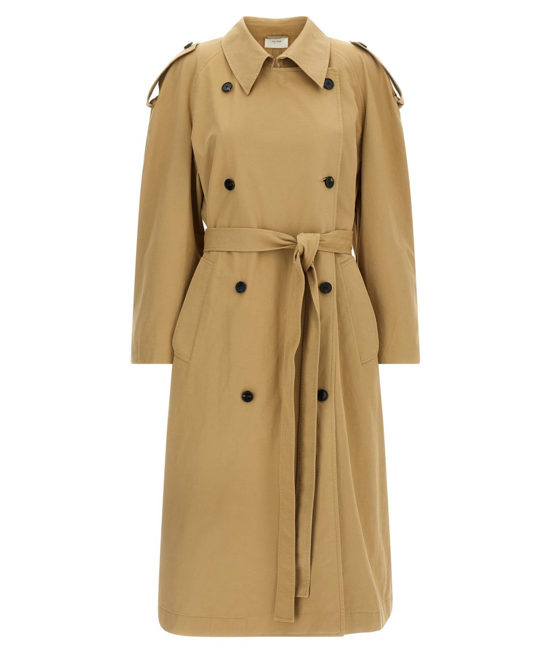 THE ROW Бежевый хлопковый тренч/плащ, фото 1