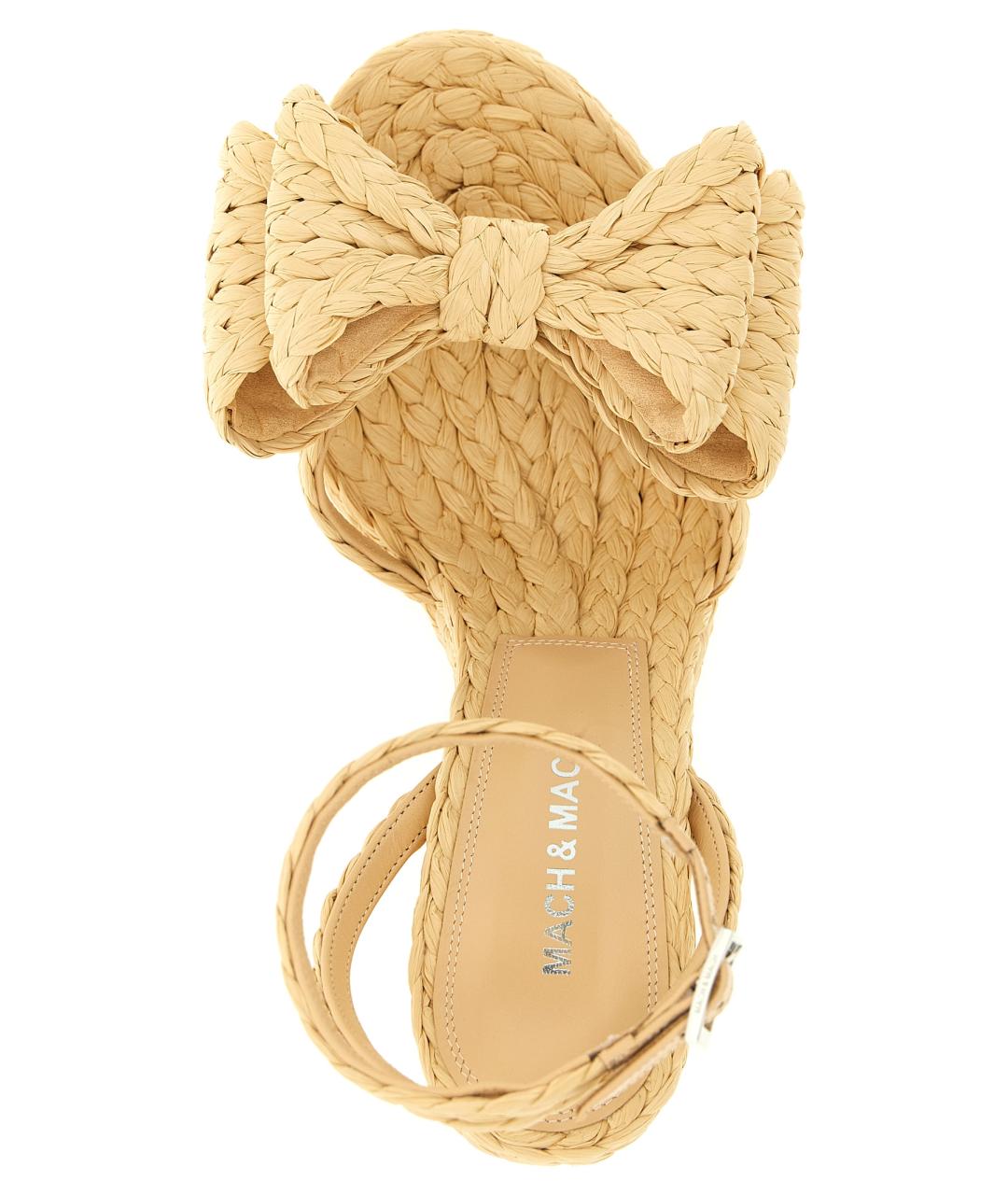 MACH&MACH Бежевые босоножки, фото 4