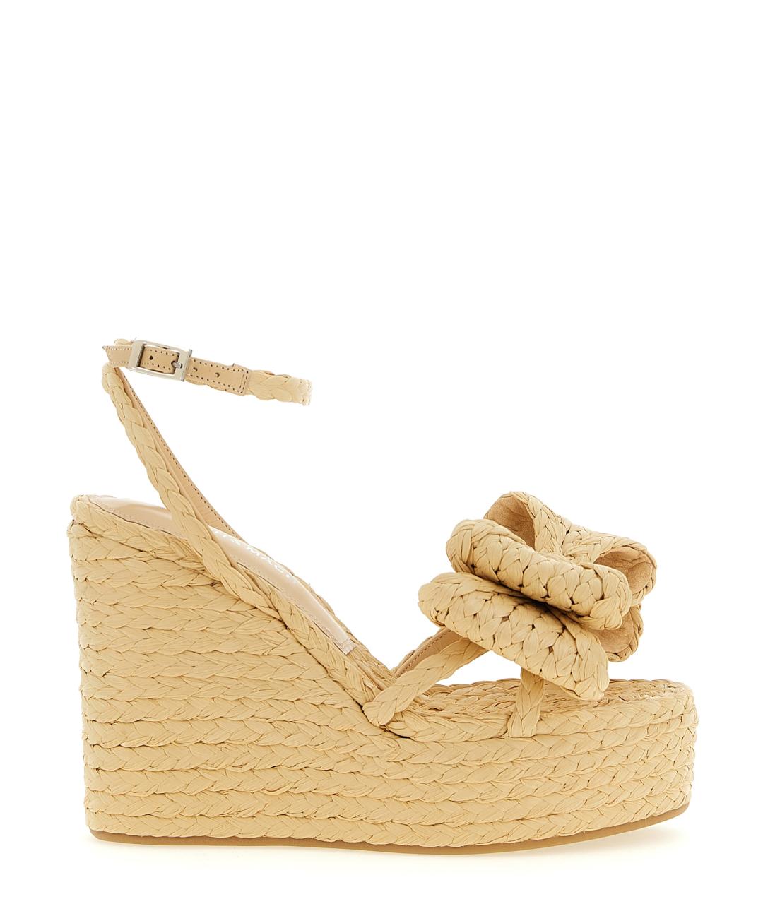 MACH&MACH Бежевые босоножки, фото 1