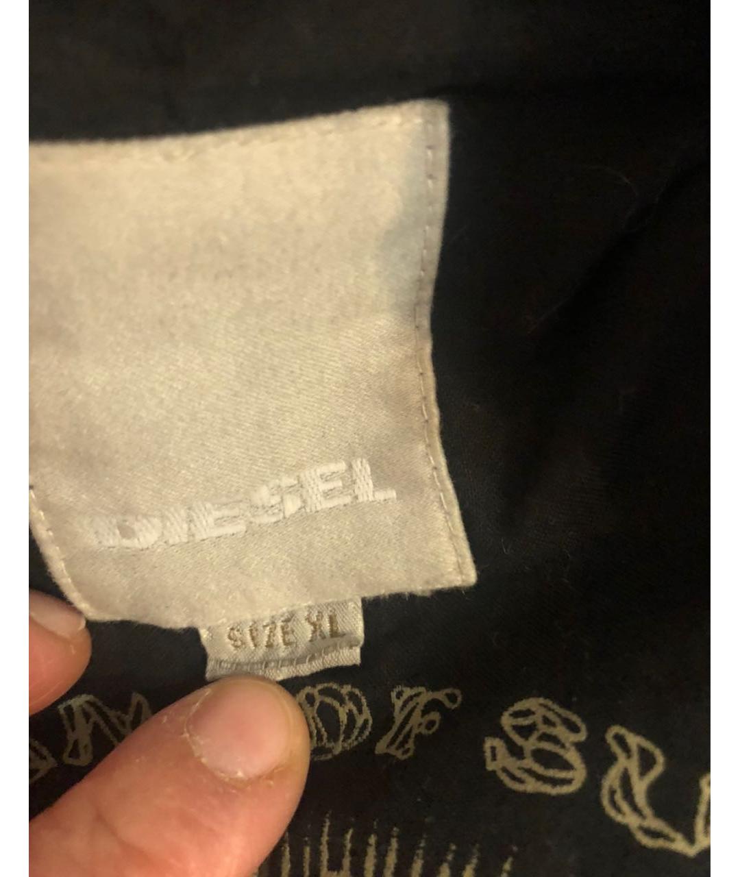 DIESEL Бежевые хлопковые прямые джинсы, фото 4