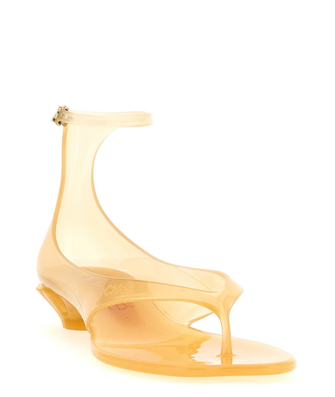 CHLOE Желтые сандалии, фото 2