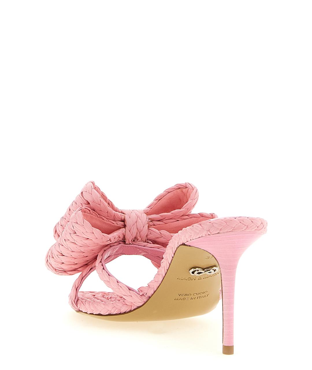 MACH&MACH Розовые мюли, фото 3