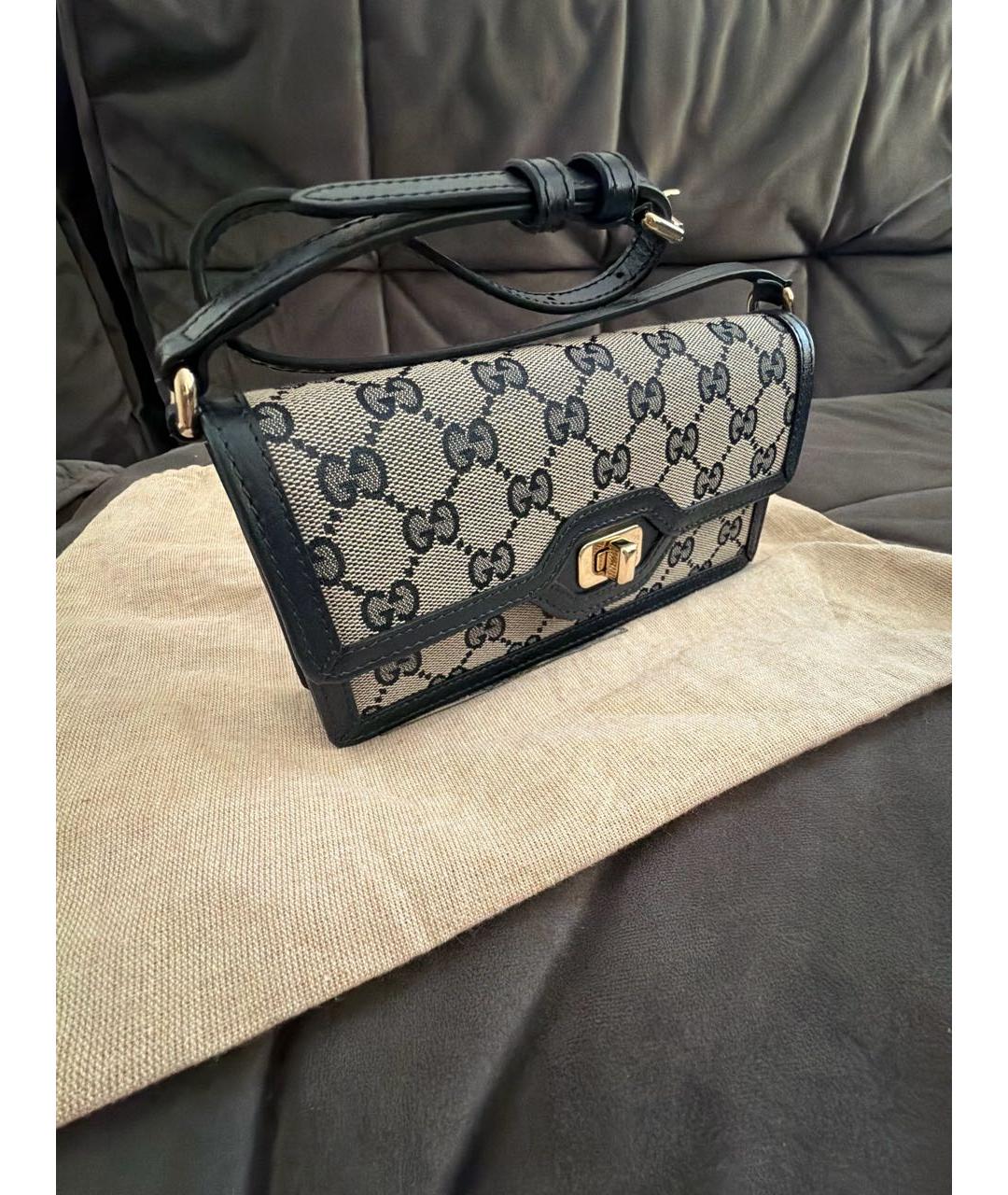 GUCCI Серая сумка через плечо, фото 2