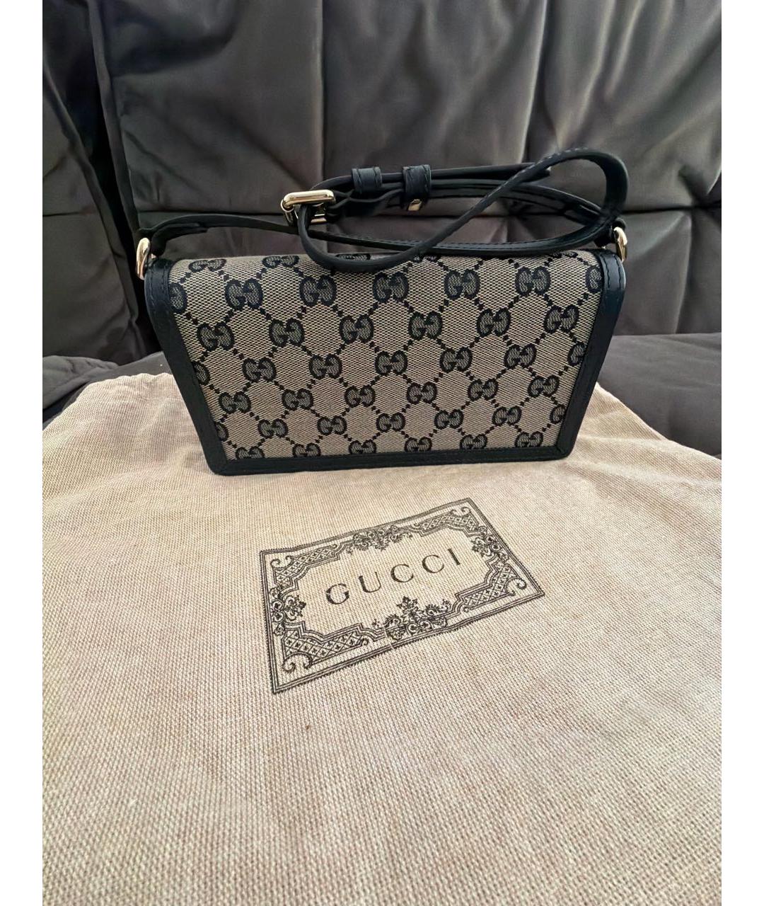 GUCCI Серая сумка через плечо, фото 3