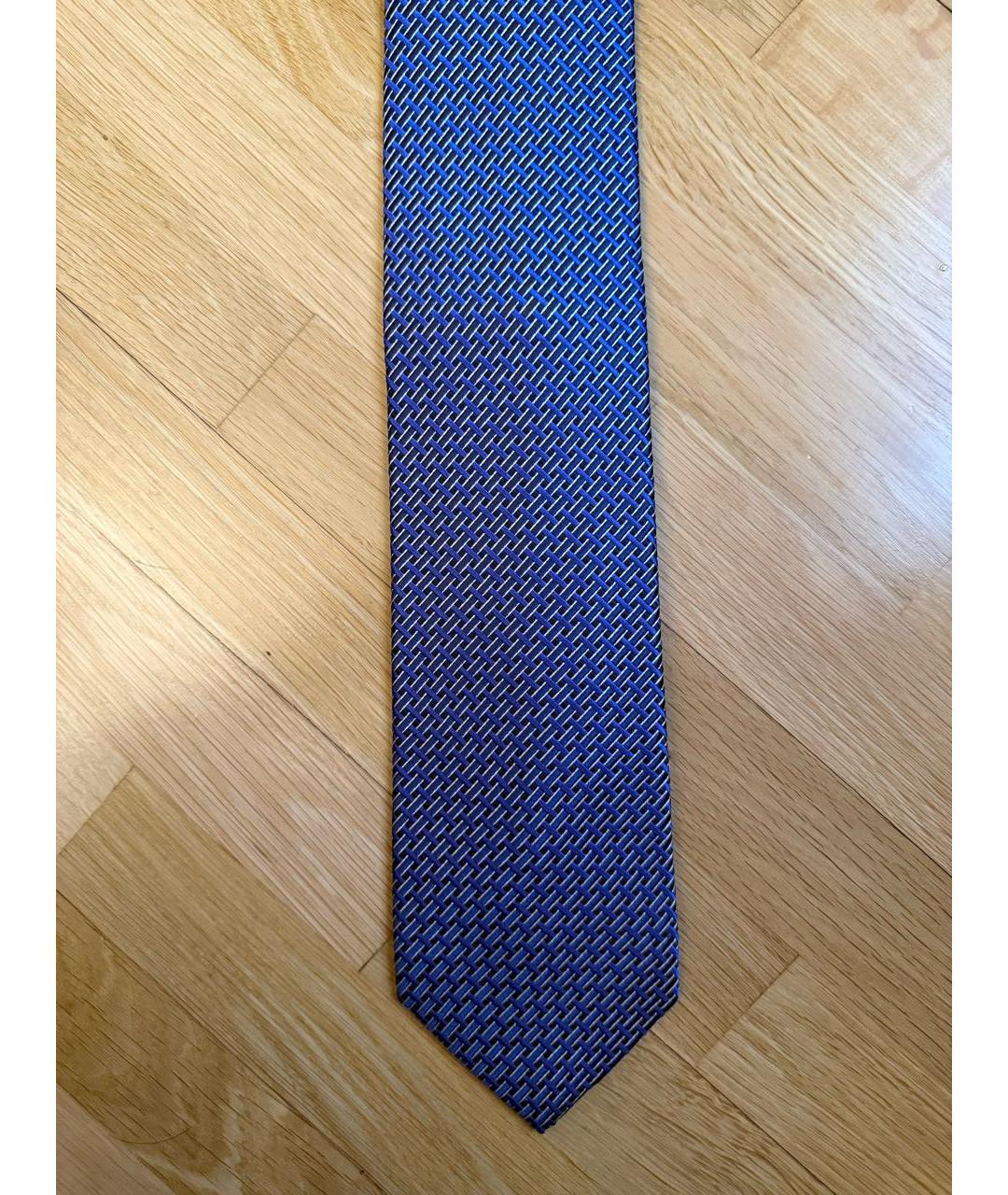 ERMENEGILDO ZEGNA XXX Мульти шелковый галстук, фото 4