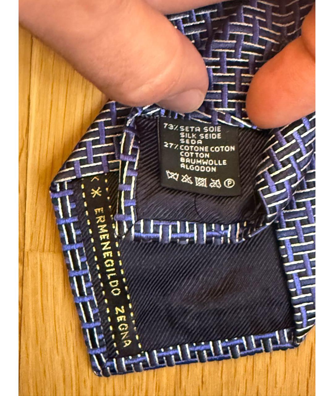 ERMENEGILDO ZEGNA XXX Мульти шелковый галстук, фото 5