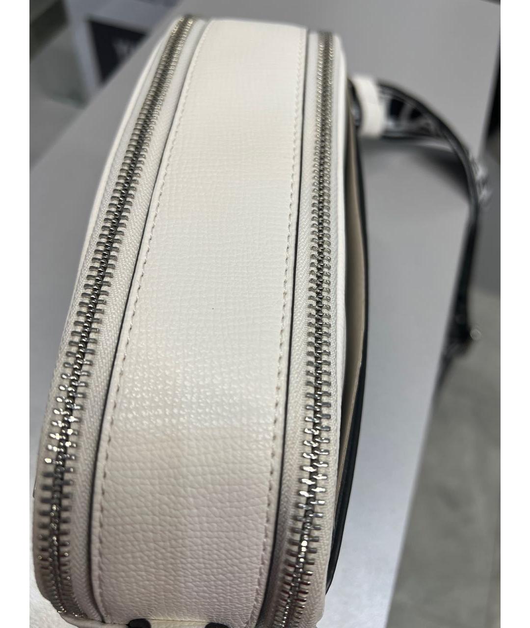 KARL LAGERFELD Белая сумка через плечо из искусственной кожи, фото 4