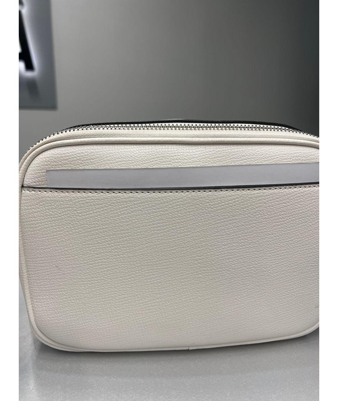 KARL LAGERFELD Белая сумка через плечо из искусственной кожи, фото 3