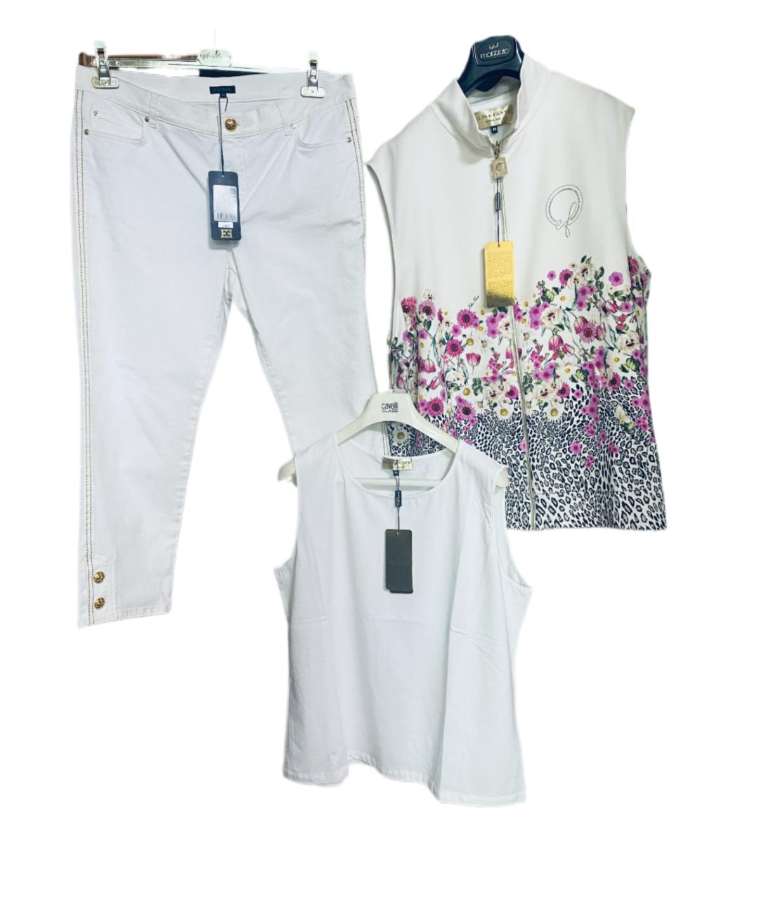 ESCADA Мульти вискозный костюм с брюками, фото 9