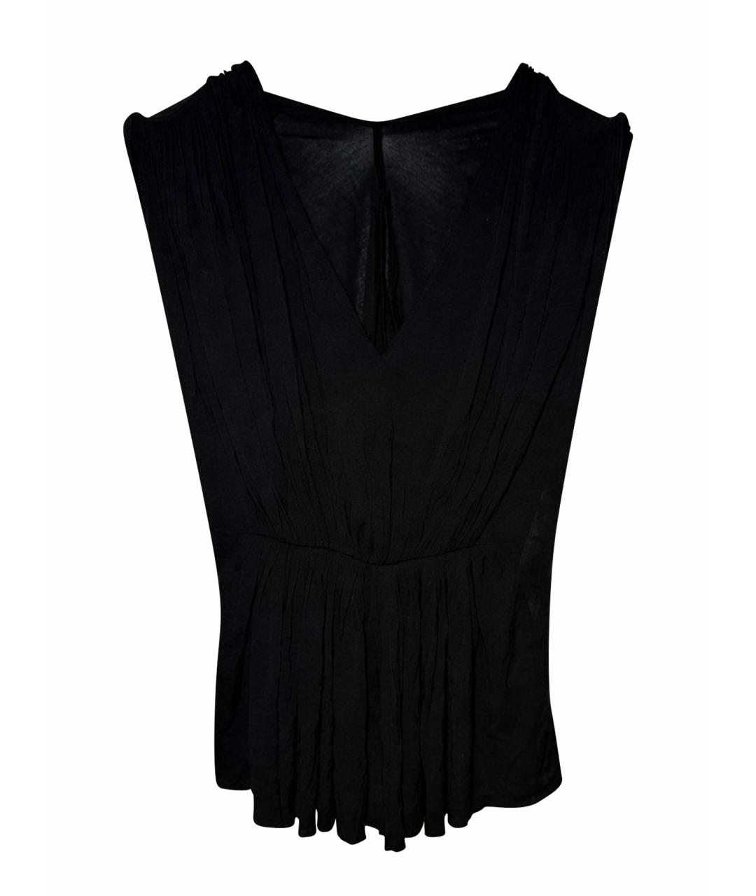 RICK OWENS Черная майка, фото 1