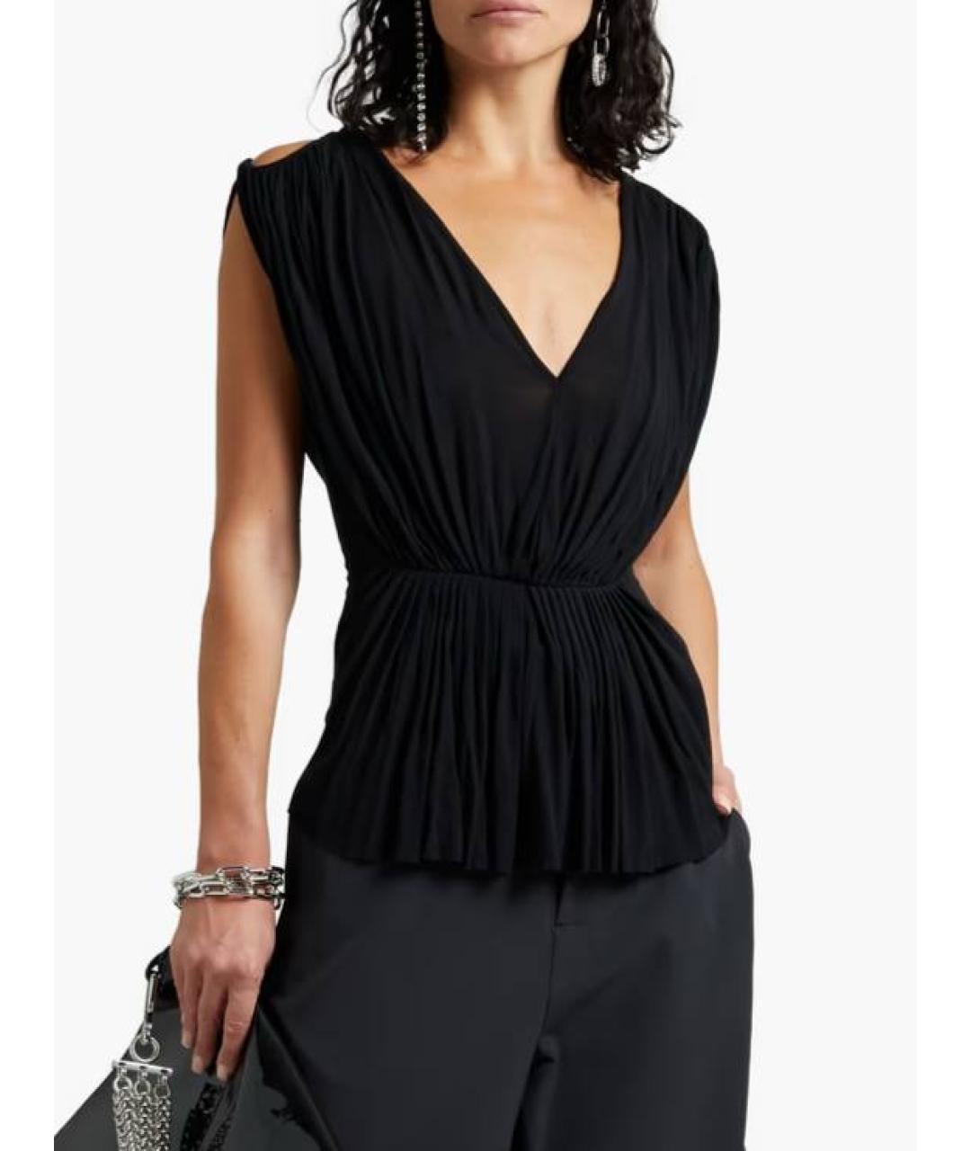 RICK OWENS Черная майка, фото 2