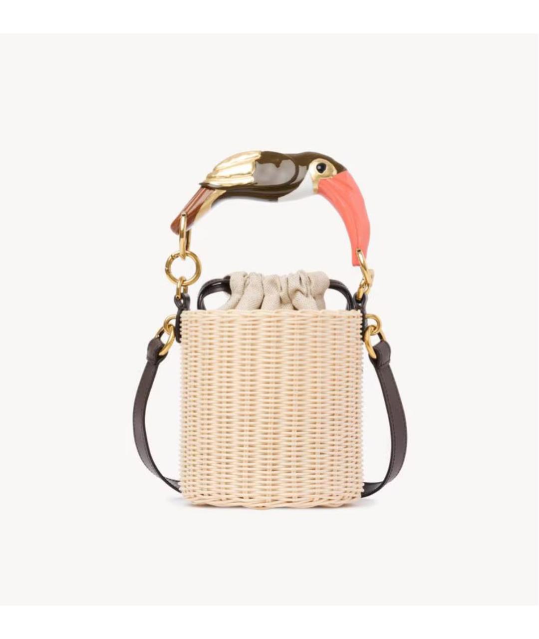 CHANEL Бежевая пелетеная сумка через плечо, фото 4