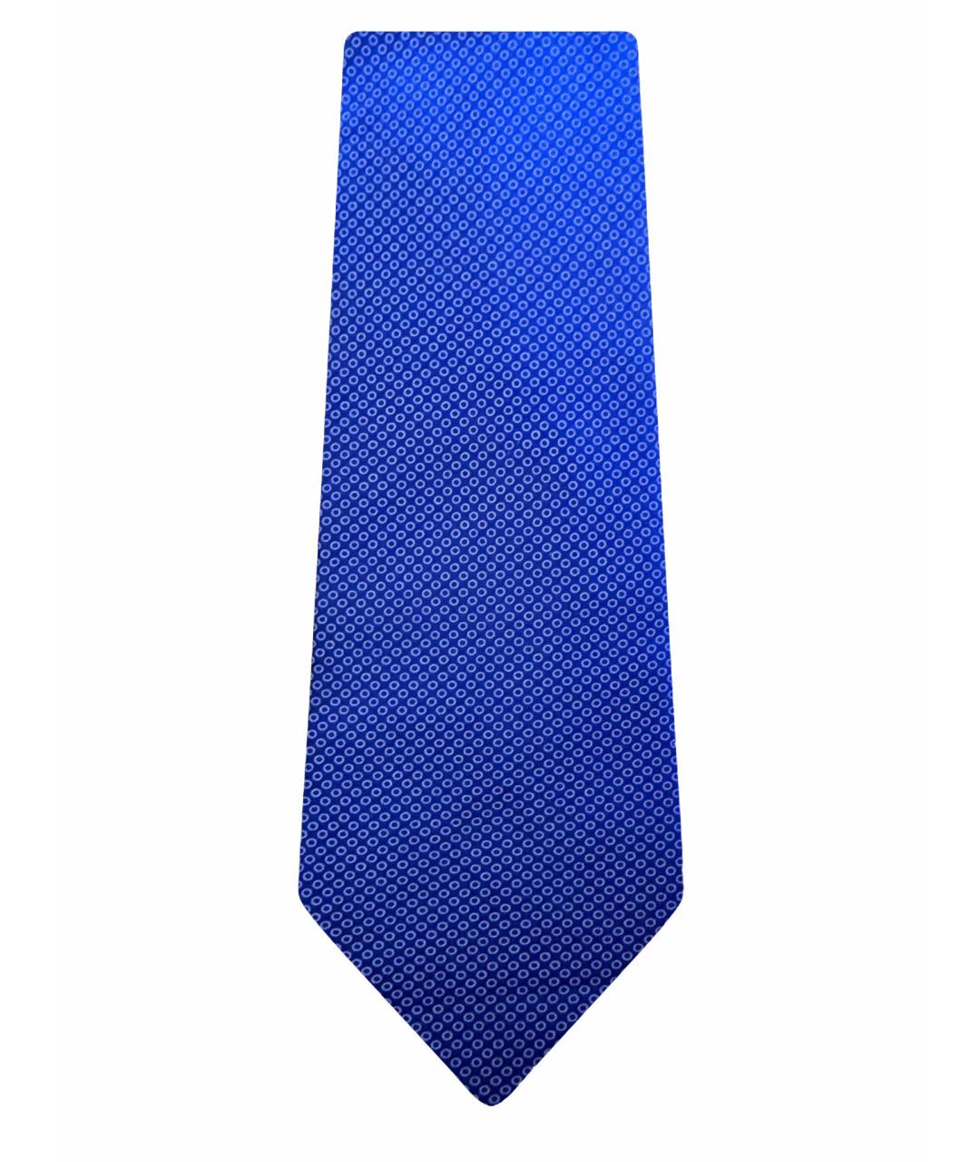 ERMENEGILDO ZEGNA XXX Синий шелковый галстук, фото 1