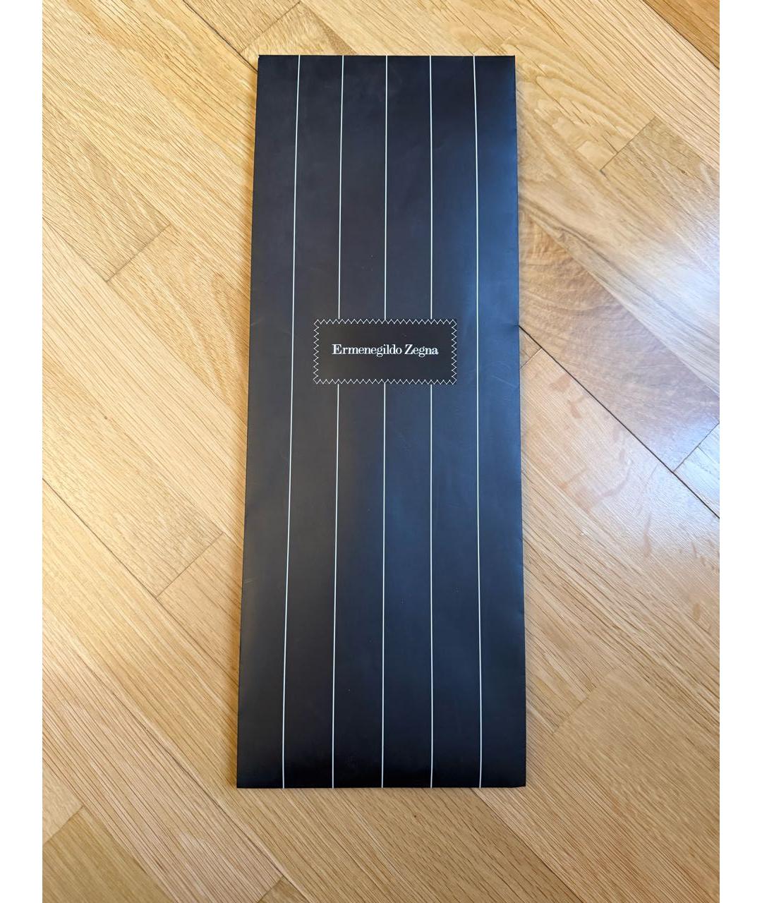ERMENEGILDO ZEGNA XXX Синий шелковый галстук, фото 6