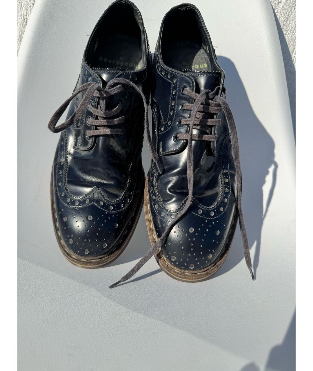 BARRACUDA Темно-синие туфли из лакированной кожи, фото 2