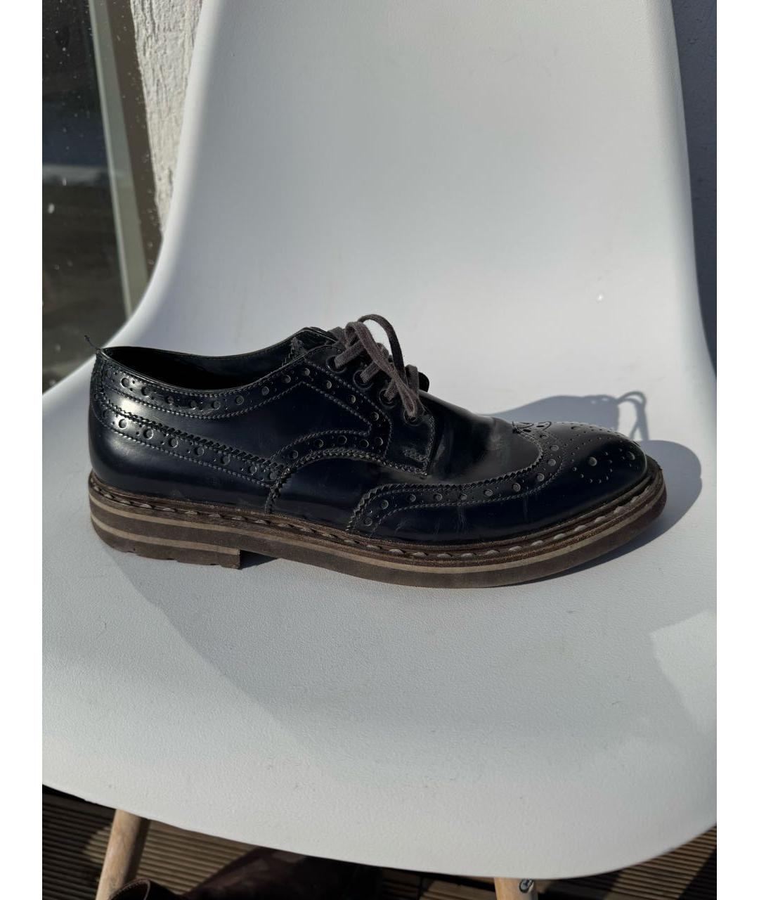 BARRACUDA Темно-синие туфли из лакированной кожи, фото 5