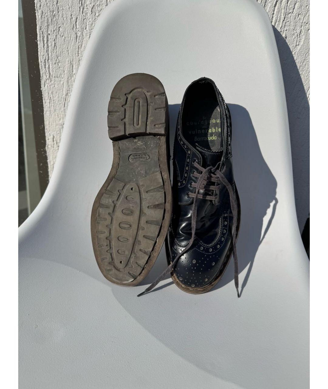 BARRACUDA Темно-синие туфли из лакированной кожи, фото 4