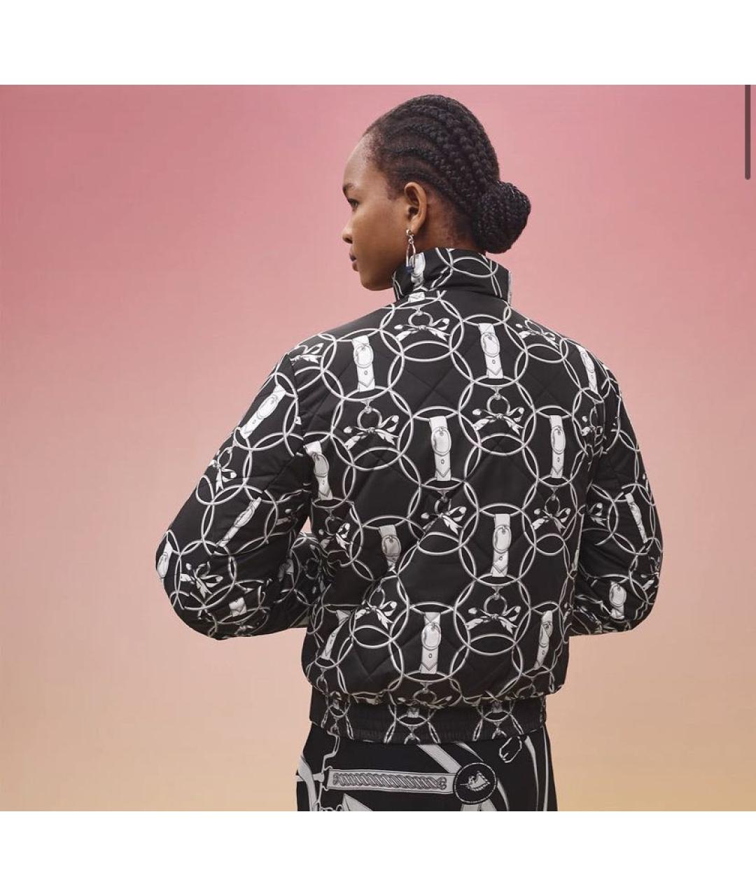 HERMES Черный пуховик, фото 4