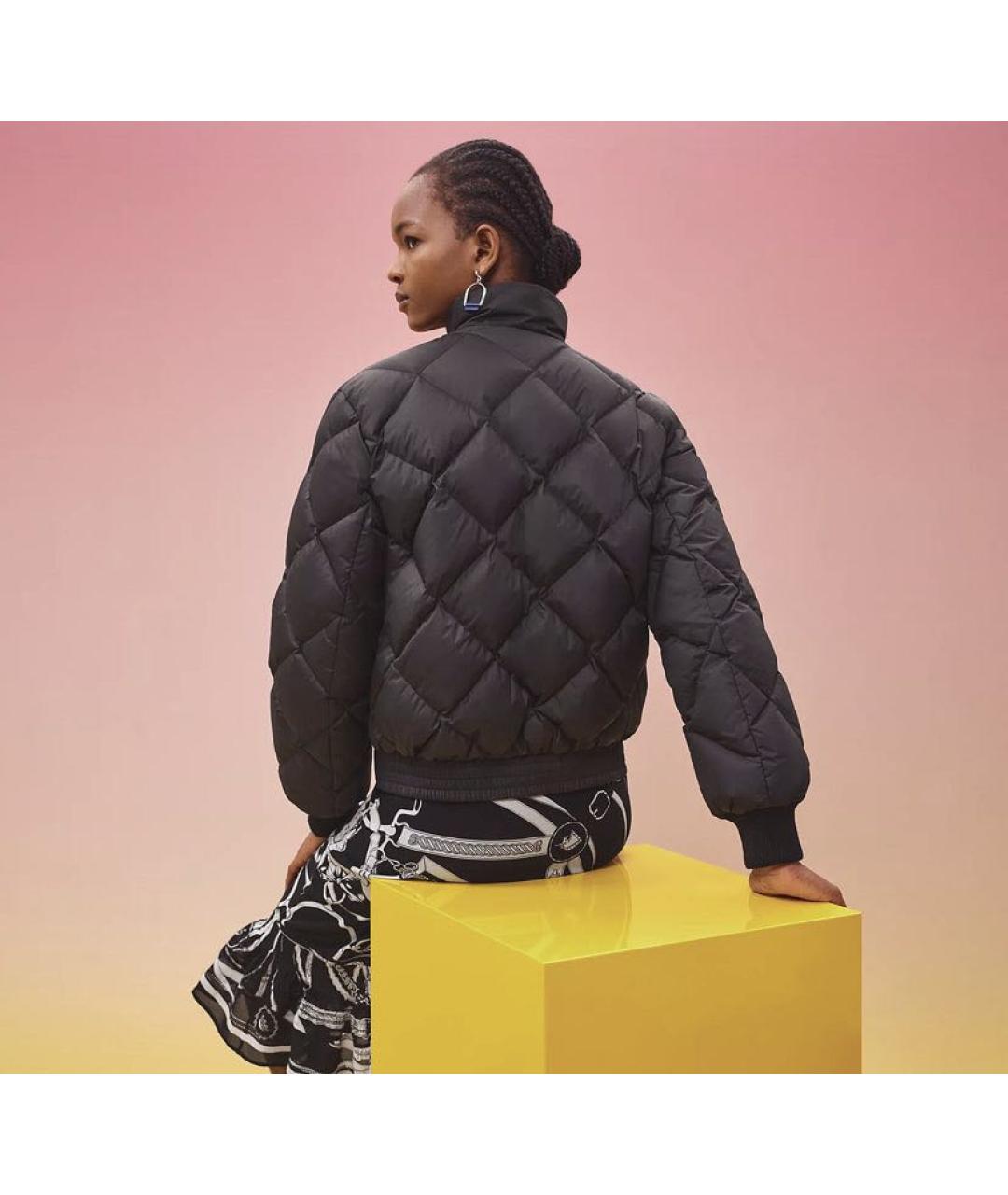 HERMES Черный пуховик, фото 3