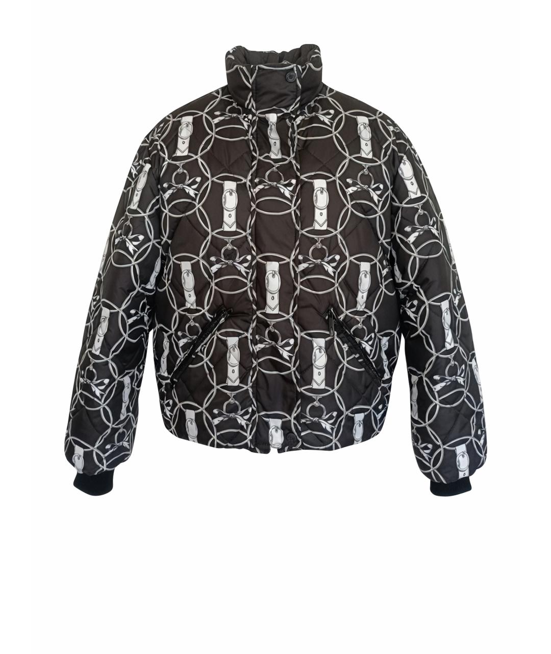 HERMES Черный пуховик, фото 1