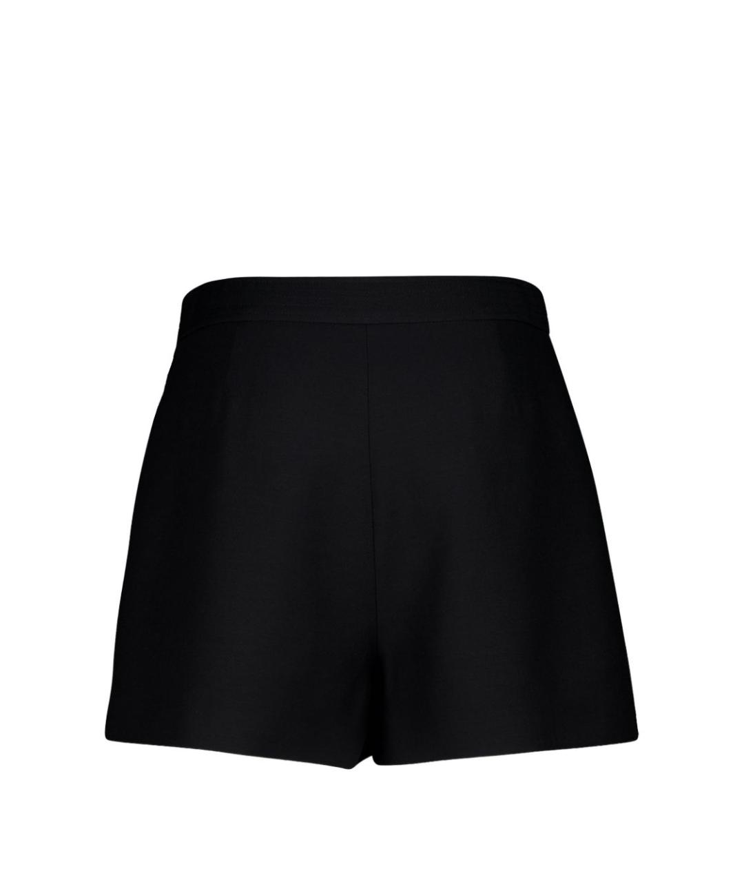 VALENTINO Черные шерстяные шорты, фото 2