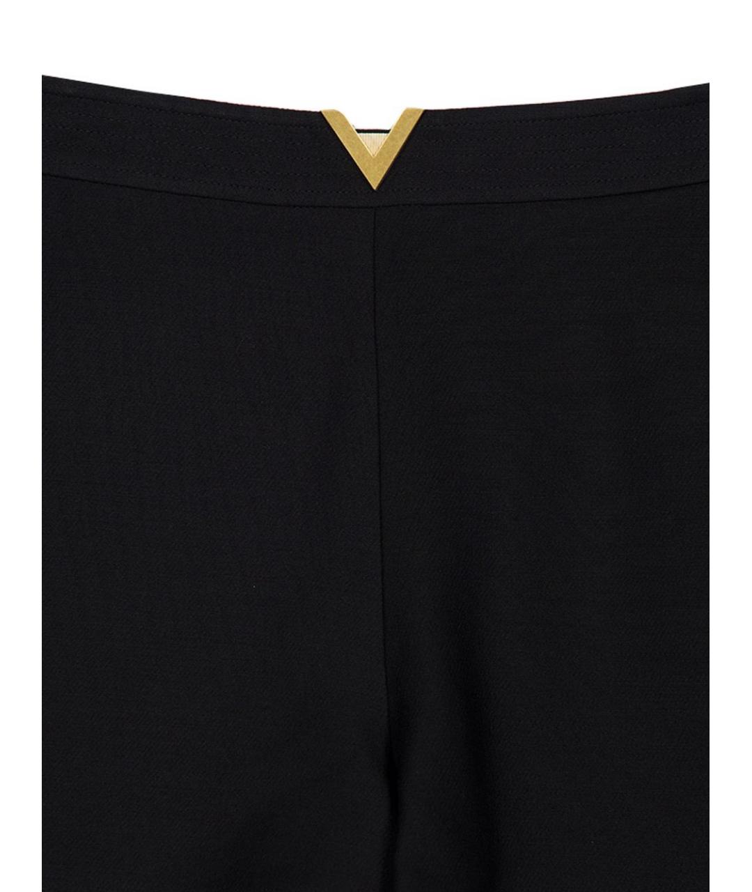 VALENTINO Черные шерстяные шорты, фото 3