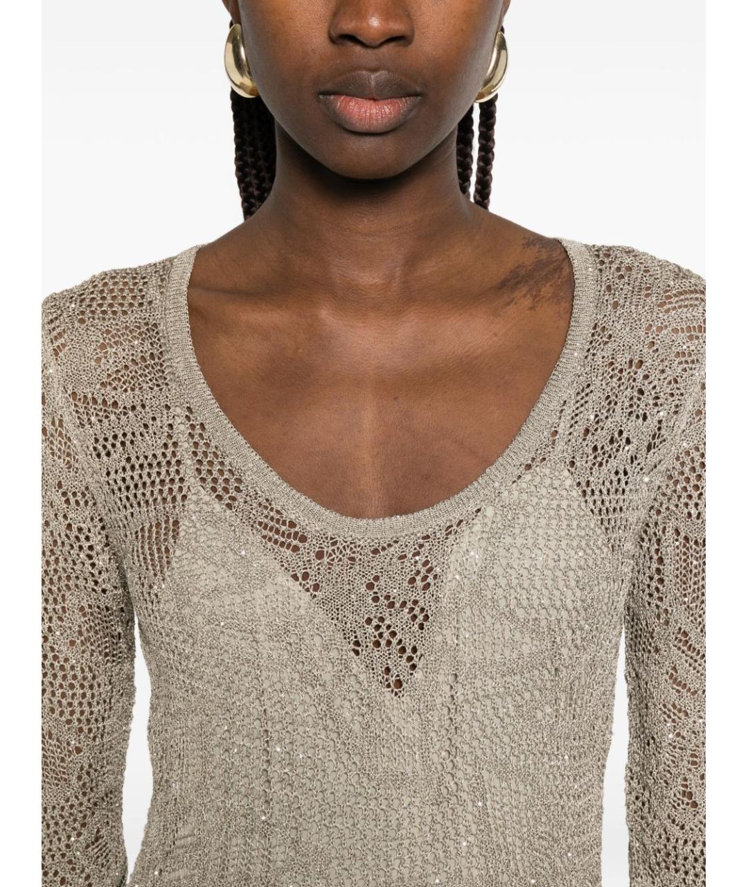 FABIANA FILIPPI Хаки платье, фото 5