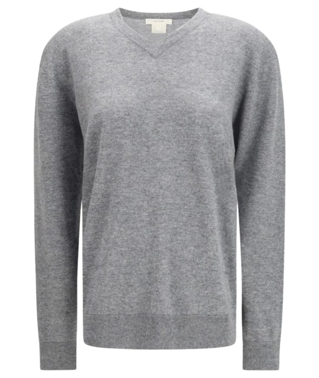 THE ROW Серый кашемировый джемпер / свитер, фото 1
