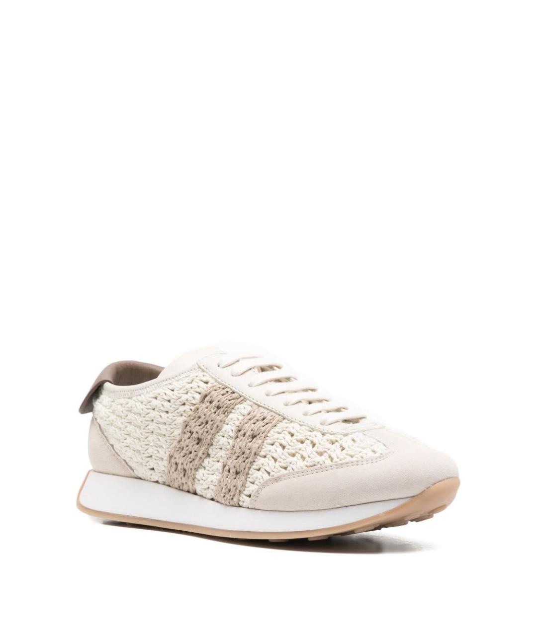 FABIANA FILIPPI Белые текстильные кроссовки, фото 2