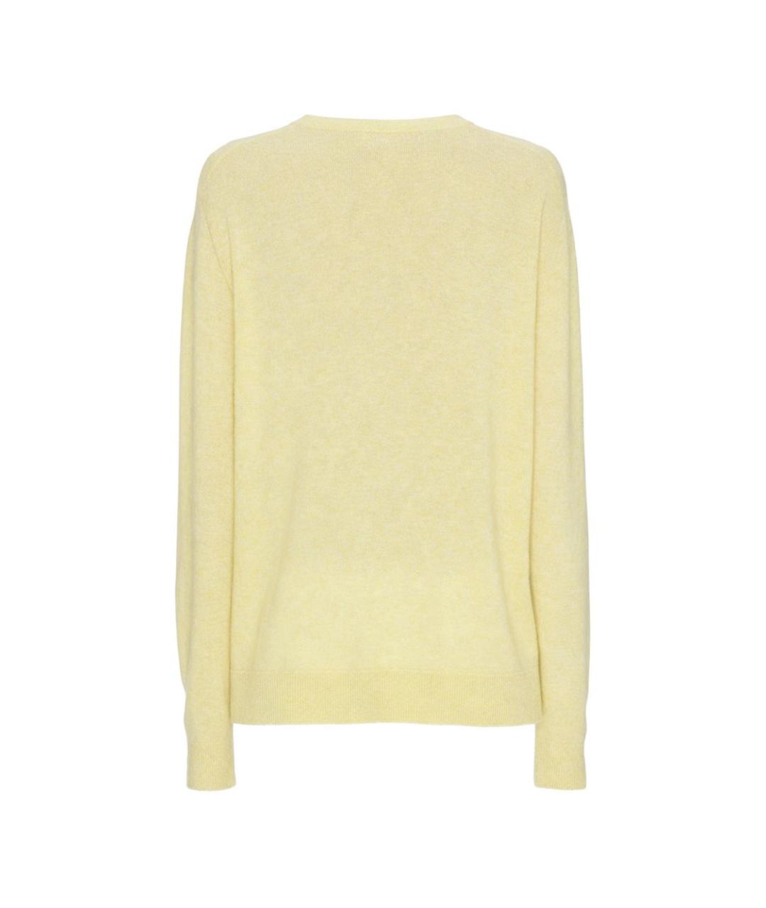 THE ROW Желтый кашемировый джемпер / свитер, фото 2