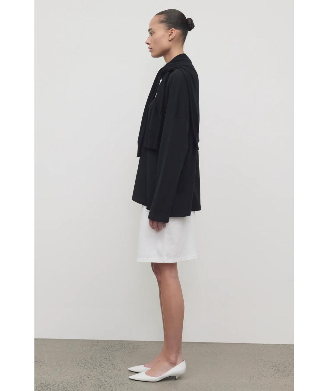 THE ROW Белые хлопковые шорты, фото 4