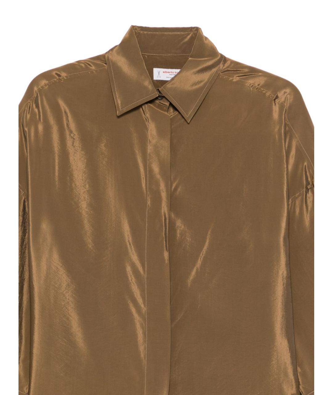 ALBERTO BIANI Коричневая рубашка, фото 3