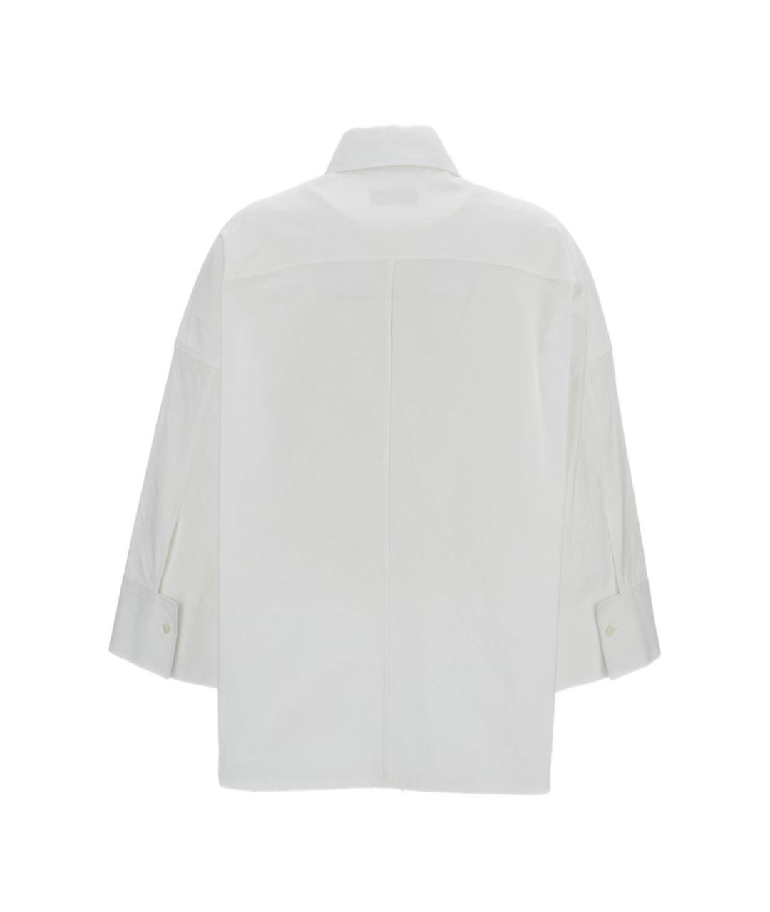 ALBERTO BIANI Белая хлопковая рубашка, фото 3