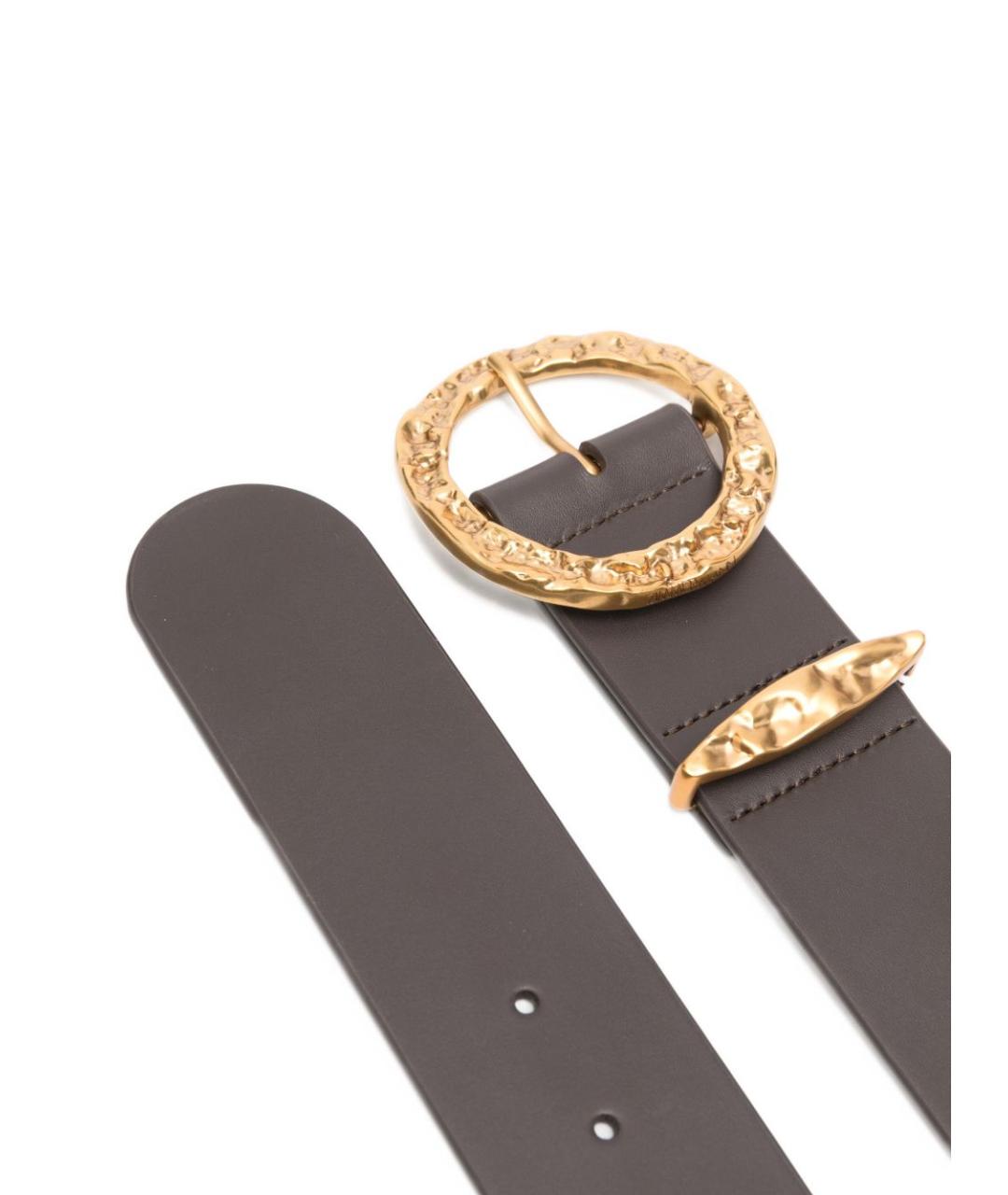 ZIMMERMANN Коричневый кожаный ремень, фото 2