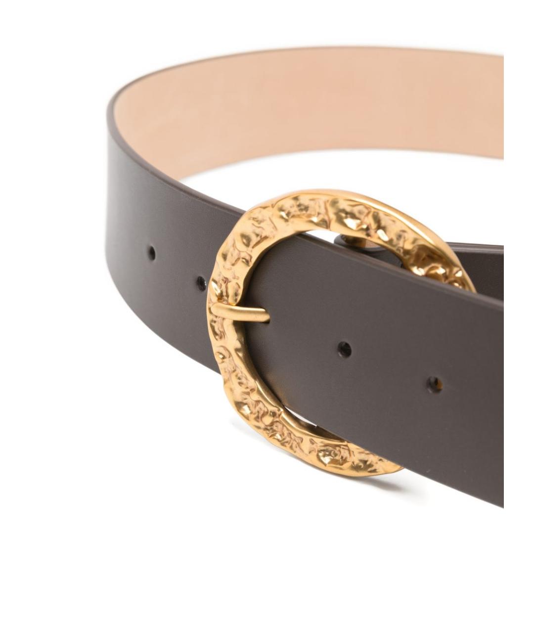 ZIMMERMANN Коричневый кожаный ремень, фото 3