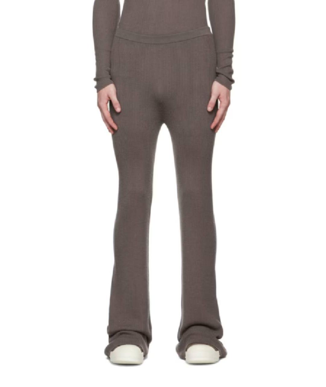 RICK OWENS Черные повседневные брюки, фото 2