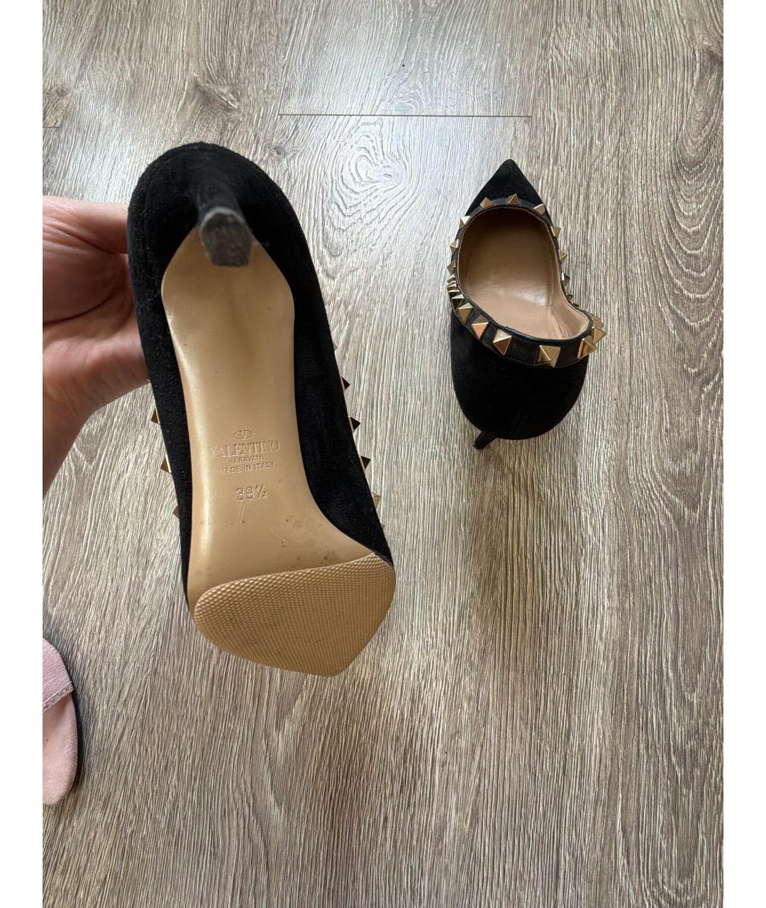 VALENTINO Черные замшевые туфли, фото 5