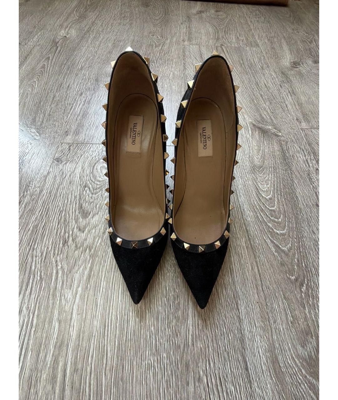 VALENTINO Черные замшевые туфли, фото 2