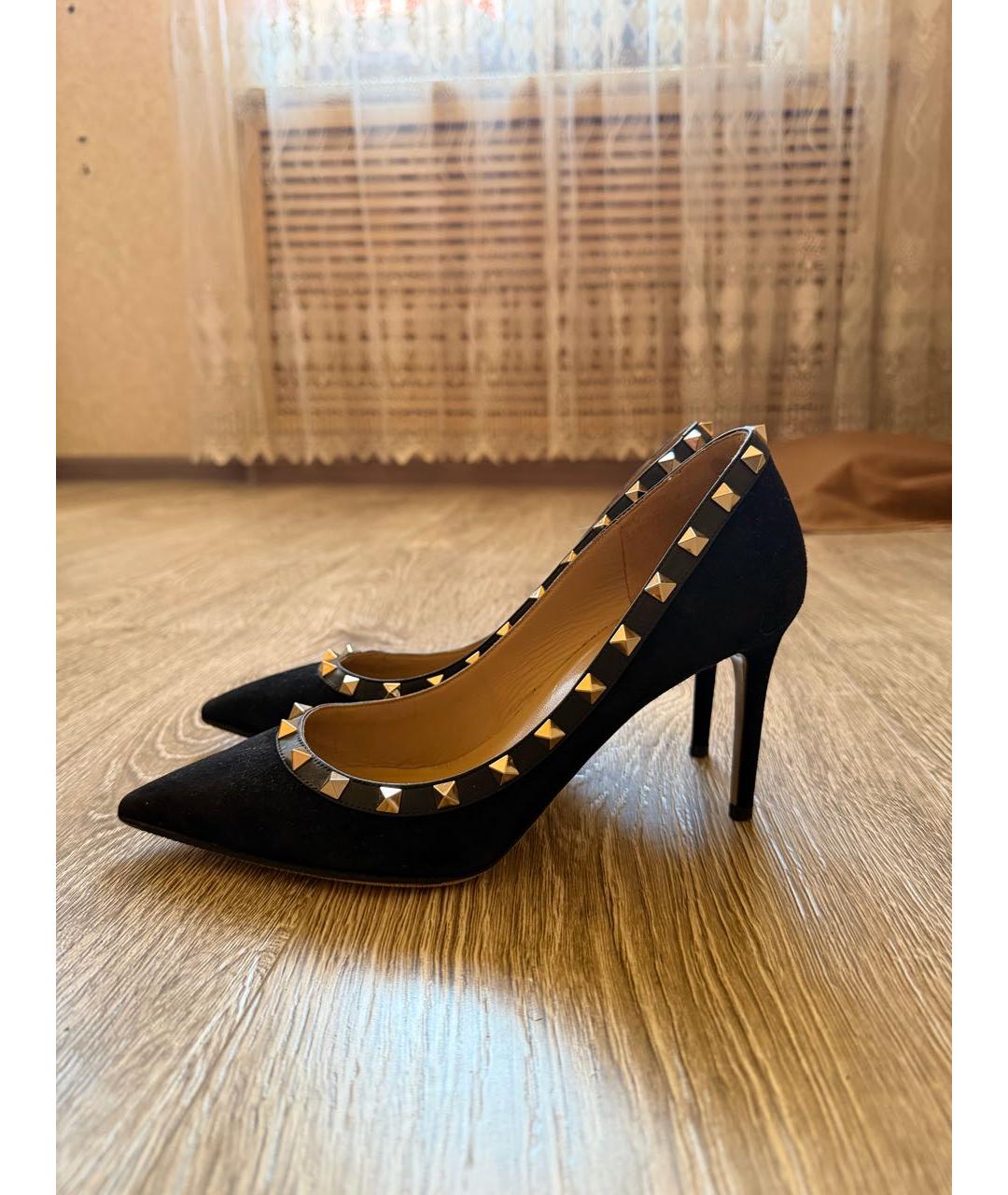 VALENTINO Черные замшевые туфли, фото 7