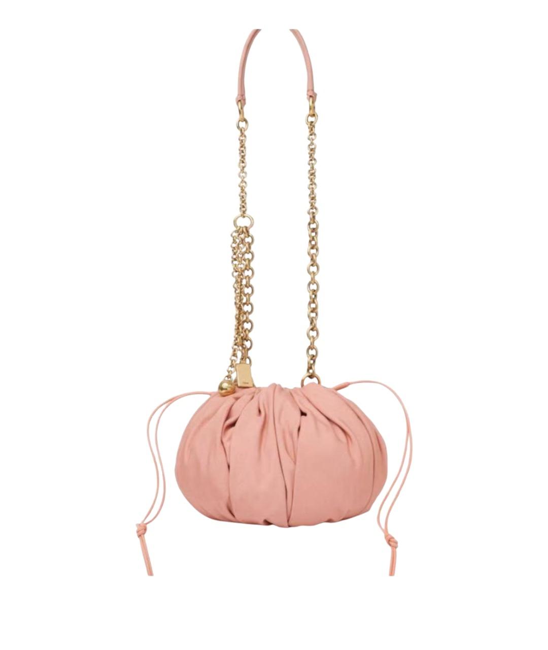 CHLOE Коралловая синтетическая сумка через плечо, фото 1