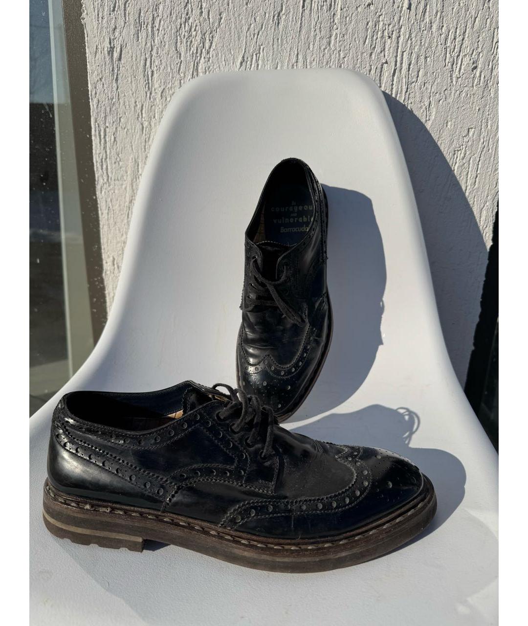 BARRACUDA Черные туфли из лакированной кожи, фото 5